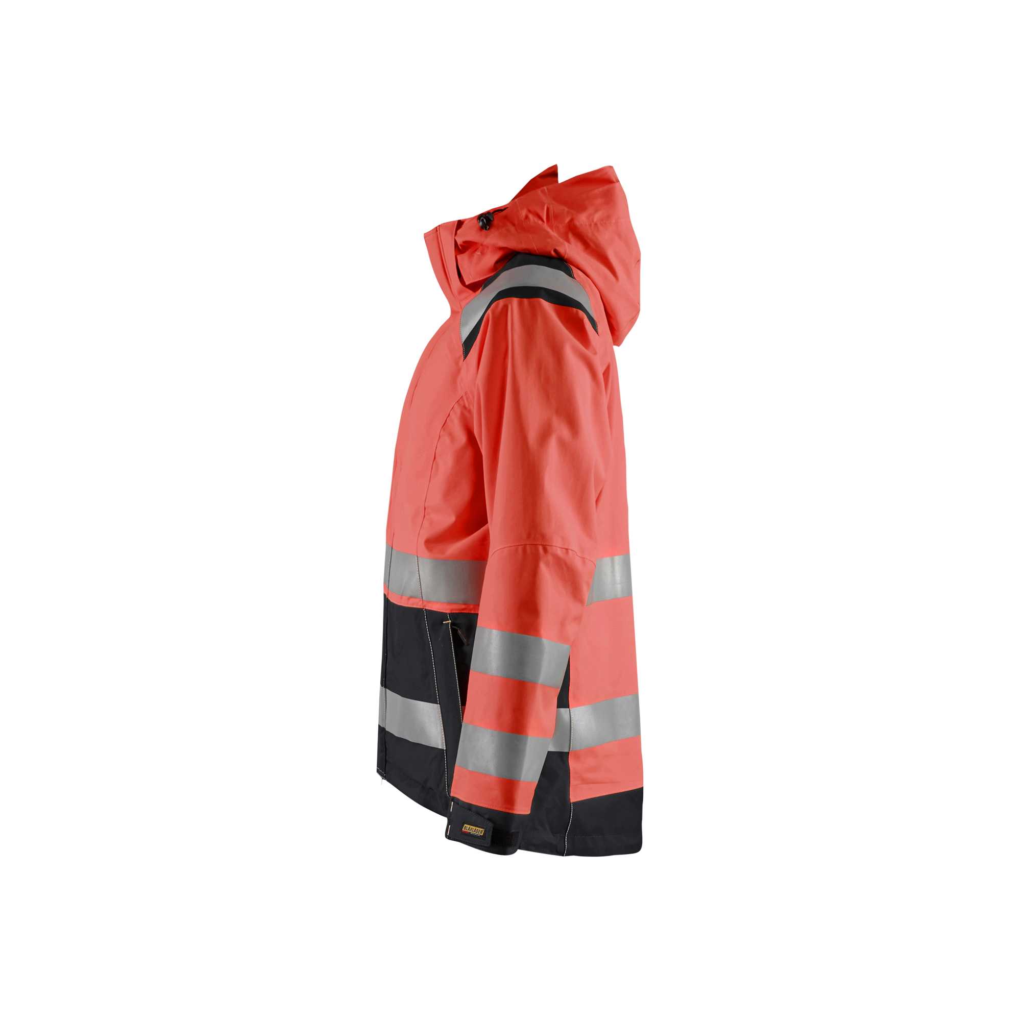 BLAKLADER 49041987 Women's Hi Vis Shell Jacket Hi Vis Reflective Shell Work Jacket WOMEN - Waterproof